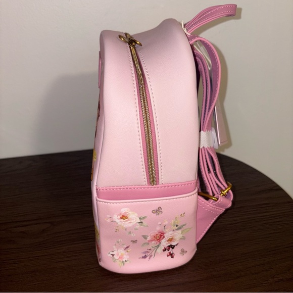 Loungefly Disney Princess Group Pink Mini Backpack - Picture 3 of 4